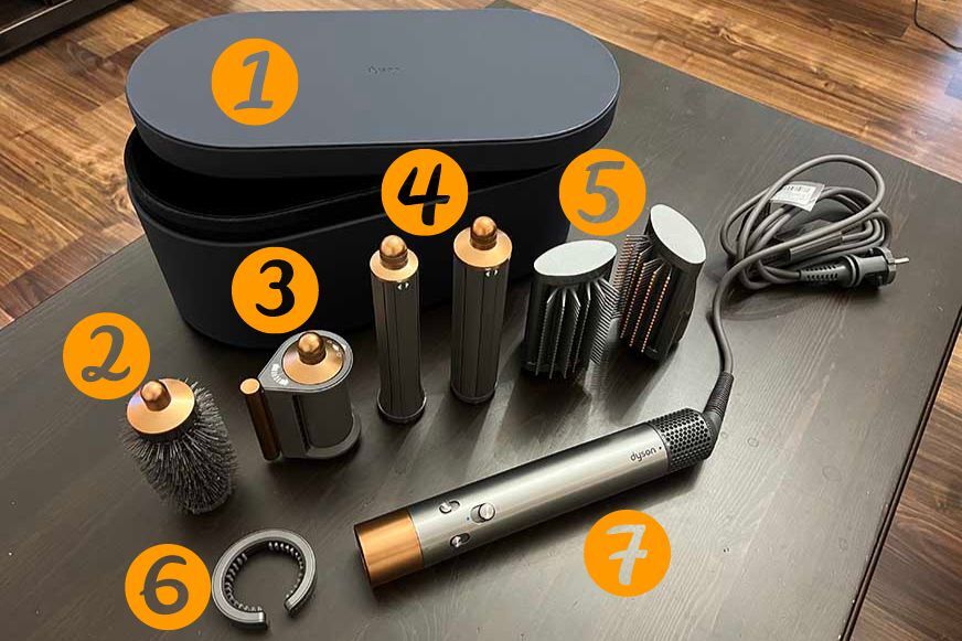 Комплект поставки Dyson Airwrap.